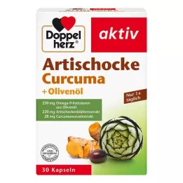 DOPPELHERZ Artičoka + maslinovo ulje + kurkuma kapsule, 30 kom
