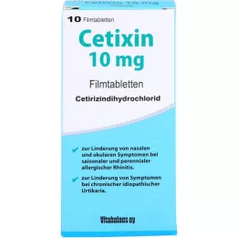 CETIXIN 10 mg filmom obložene tablete, 10 kom
