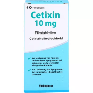 CETIXIN 10 mg filmom obložene tablete, 10 kom