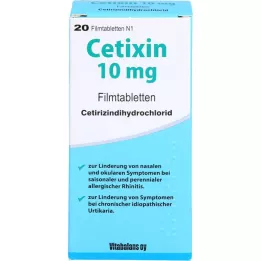 CETIXIN 10 mg filmom obložene tablete, 20 kom
