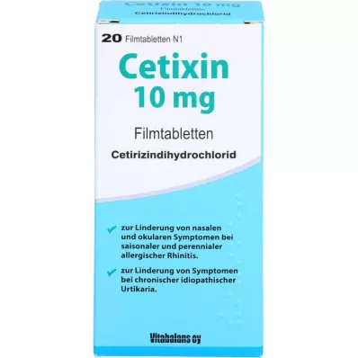 CETIXIN 10 mg filmom obložene tablete, 20 kom