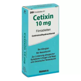 CETIXIN 10 mg filmom obložene tablete, 20 kom