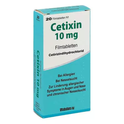 CETIXIN 10 mg filmom obložene tablete, 20 kom