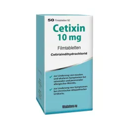 CETIXIN 10 mg filmom obložene tablete, 50 kom