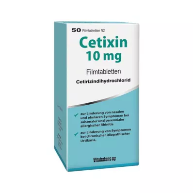CETIXIN 10 mg filmom obložene tablete, 50 kom CETIXIN 10 mg filmom obložene tablete, 50 kom