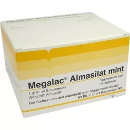 MEGALAC Almasilat menta suspenzija, 50X10 ml