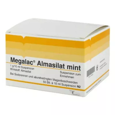 Megalac Almasilat menta suspenzija, 50x10 ml