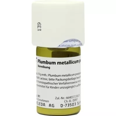PLUMBUM METALLICUM praep. D 6 Trituracija, 20 g