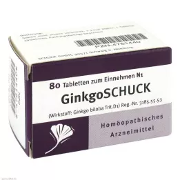 GINKGOSCHUCK Tablete, 80 kom