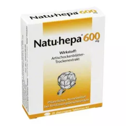 NATU HEPA 600 mg obložene tablete, 20 kom
