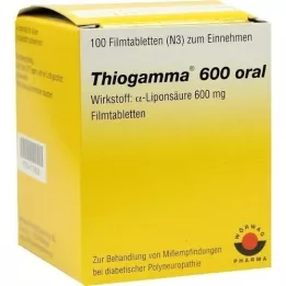 THIOGAMMA 600 oralnih filmom obloženih tableta, 100 kom
