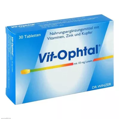 VIT OPHTAL sa 10 mg lutein tablete, 30 kom