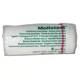 MOLLELAST Zavoji 8 cmx4 m bijeli, 1 kom