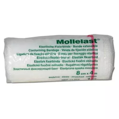 Mollelast 8cmx4m bijeli, 1 kom