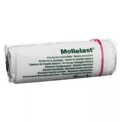 Mollelast 10cmx4m bijeli, 1 kom