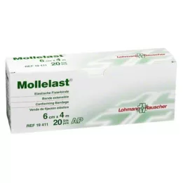 MOLLELAST Zavoji 6 cmx4 m bijeli, 20 kom