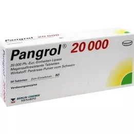 PANGROL 20 000 gastrorezistentnih tableta, 50 kom