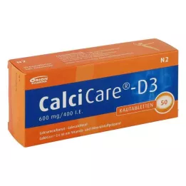 CALCICARE D3 tablete za žvakanje, 50 kom