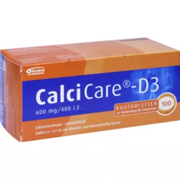 CALCICARE D3 tablete za žvakanje, 100 kom
