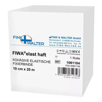 FIXIERBINDE kohezivna elastika 10 cmx20 m bijela, 1 kom