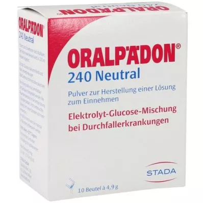 ORALPÄDON 240 neutralnih vrećica praha, 10 kom