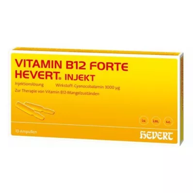 VITAMIN B12 HEVERT forte injekt ampule, 10X2 ml