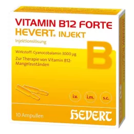 VITAMIN B12 HEVERT forte injekt ampule, 10X2 ml