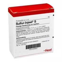 SULFUR INJEEL S ampule, 10 kom