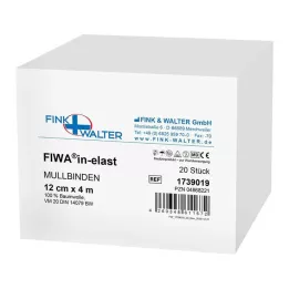 MULLBINDEN 12 cmx4 m 100% pamuk, 20 kom