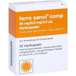 FERRO SANOL komp. Hartkaps.m.msr.überz.Peleti, 20 kom