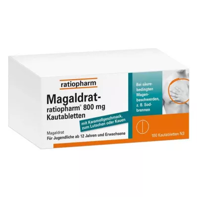 Magaldrat-ratiopharm® 800 mg tablete za žvakanje, 100 kom Magaldrat-ratiopharm® 800 mg tablete za žvakanje, 100 kom