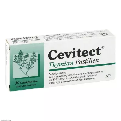 CEVITECT Pastile od majčine dušice, 30 kom