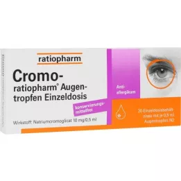 CROMO-RATIOPHARM Kapi za oko jedna doza, 20X0,5 ml
