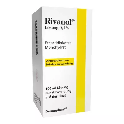 RIVANOL Otopina 0,1%, 100 ml
