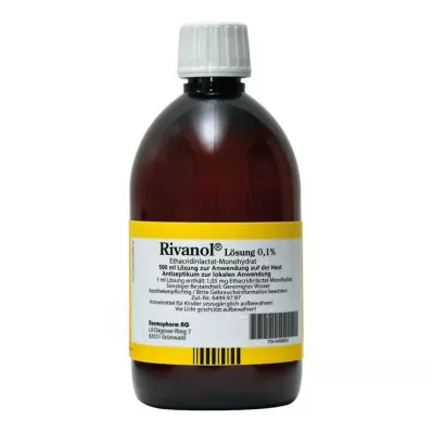 RIVANOL Otopina 0,1%, 500 ml