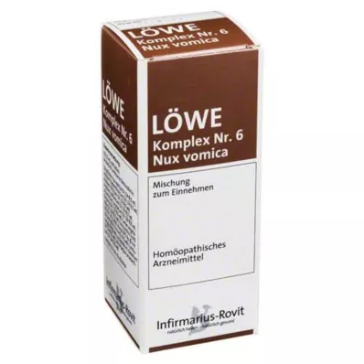 Lion Complex br.6 Nux Vomica kapi, 100 ml