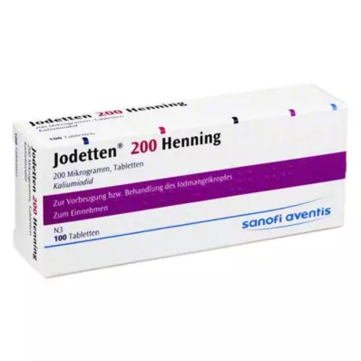 JODETTEN 200 Henning tableta, 100 kom JODETTEN 200 Henning tableta, 100 kom