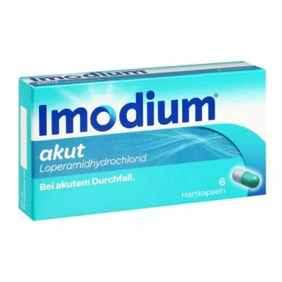 IMODIUM akut tvrde kapsule, 6 kom