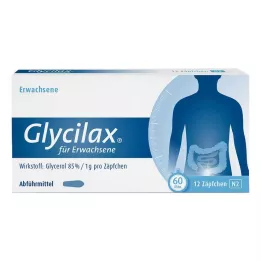 GLYCILAX Čepići za odrasle, 12 kom