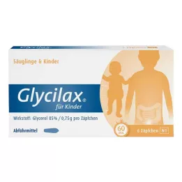GLYCILAX Čepići za djecu, 6 kom