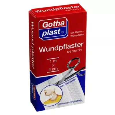 GOTHAPLAST Rana za njegu osjetljivih 4 cmx1 m rez, 1 kom GOTHAPLAST Rana za njegu osjetljivih 4 cmx1 m rez, 1 kom