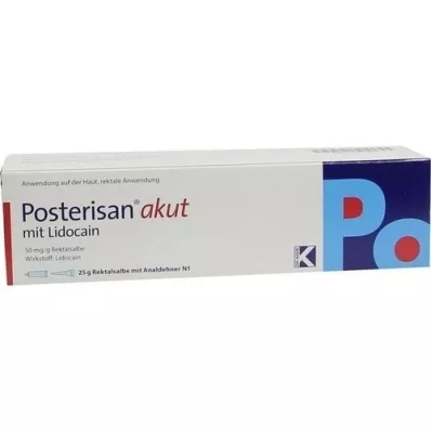 POSTERISAN Akutna mast s analnim dilatatorom, 25 g