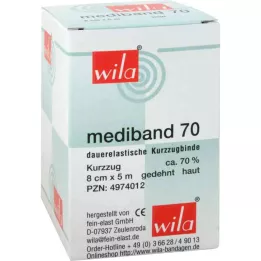 MEDIBAND 70 kratko rastezljivi zavoj 8 cmx5 m u boji kože, 1 kom