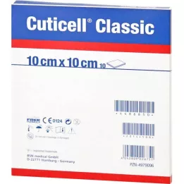 CUTICELL Klasična gaza za ranu 10x10 cm, 100 kom