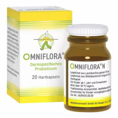 OMNIFLORA N tvrde kapsule, 20 kom
