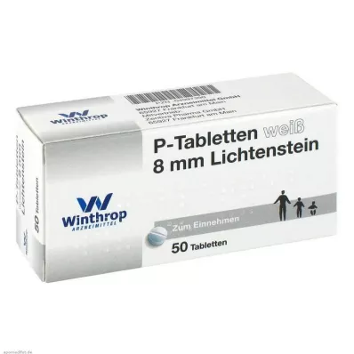 P tablete bijele 8 mm, 50 kom P tablete bijele 8 mm, 50 kom