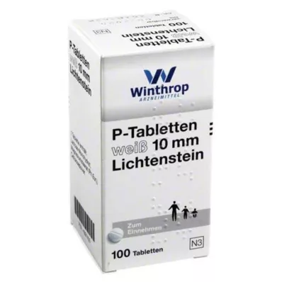 P TABLETTEN bijeli 10 mm, 100 kom