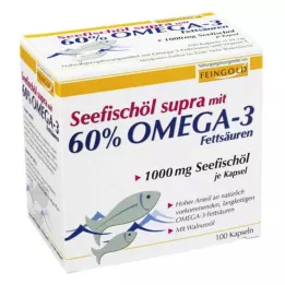 SEEFISCHÖL Supra sa 60% omega-3 masti meke kapsule, 100 kom