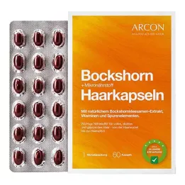 BOCKSHORN+ Kapsule za kosu s mikronutrijentima Tisane plus, 60 kom