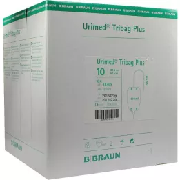 URIMED Tribag Plus vrećica za noge za urin 800ml 60cm ster., 10 kom